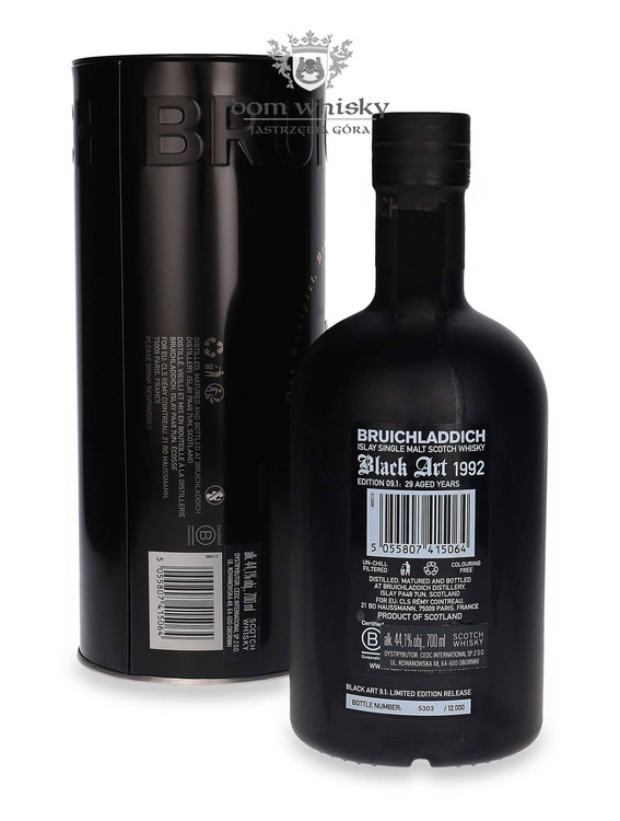 Bruichladdich Black Art 1992, 29-letni, Edition 09.1 / 44,1% / 0,7l