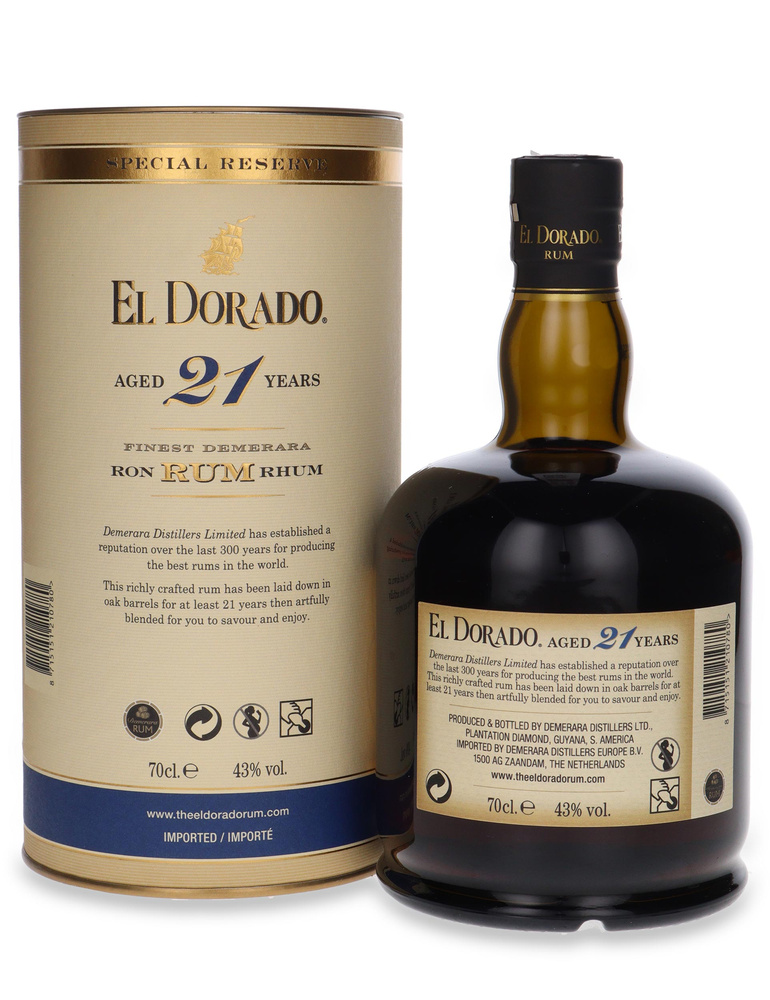 El Dorado Rum 21-year-old Special Reserve (Guyana) / 43% / 0.7l