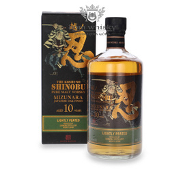 The Koshi-No Shinobu Lightly Peated 10-letni Pure Malt Mizunara Oak Finish / 43%/ 0,7l	