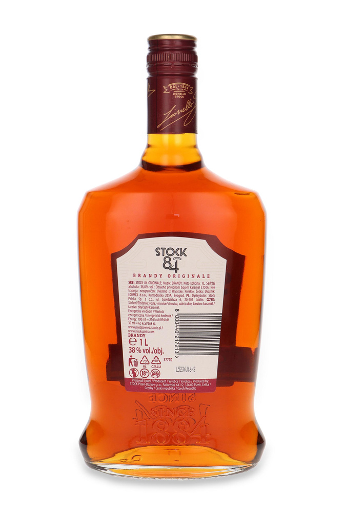 Stock 84 Original Brandy / 38% / 1.0l