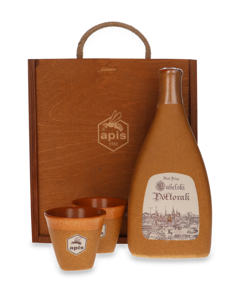 Drinking honey Półtorak Lubelski Angoba + 2 cups / 16% / 0.5l
