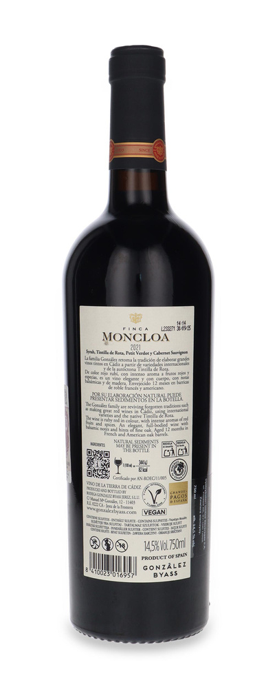 Finca Moncloa Anniversario Syrah Tinto 2021 / 14,5% /0,75l