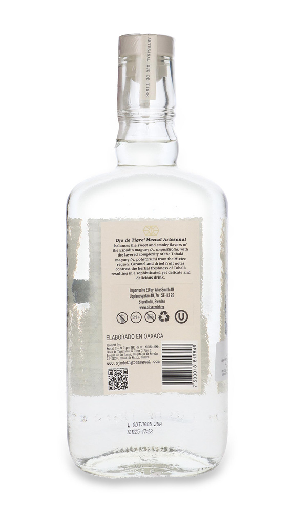 Mezcal Artesanal Ojo De Tigre / 37% / 0.7l