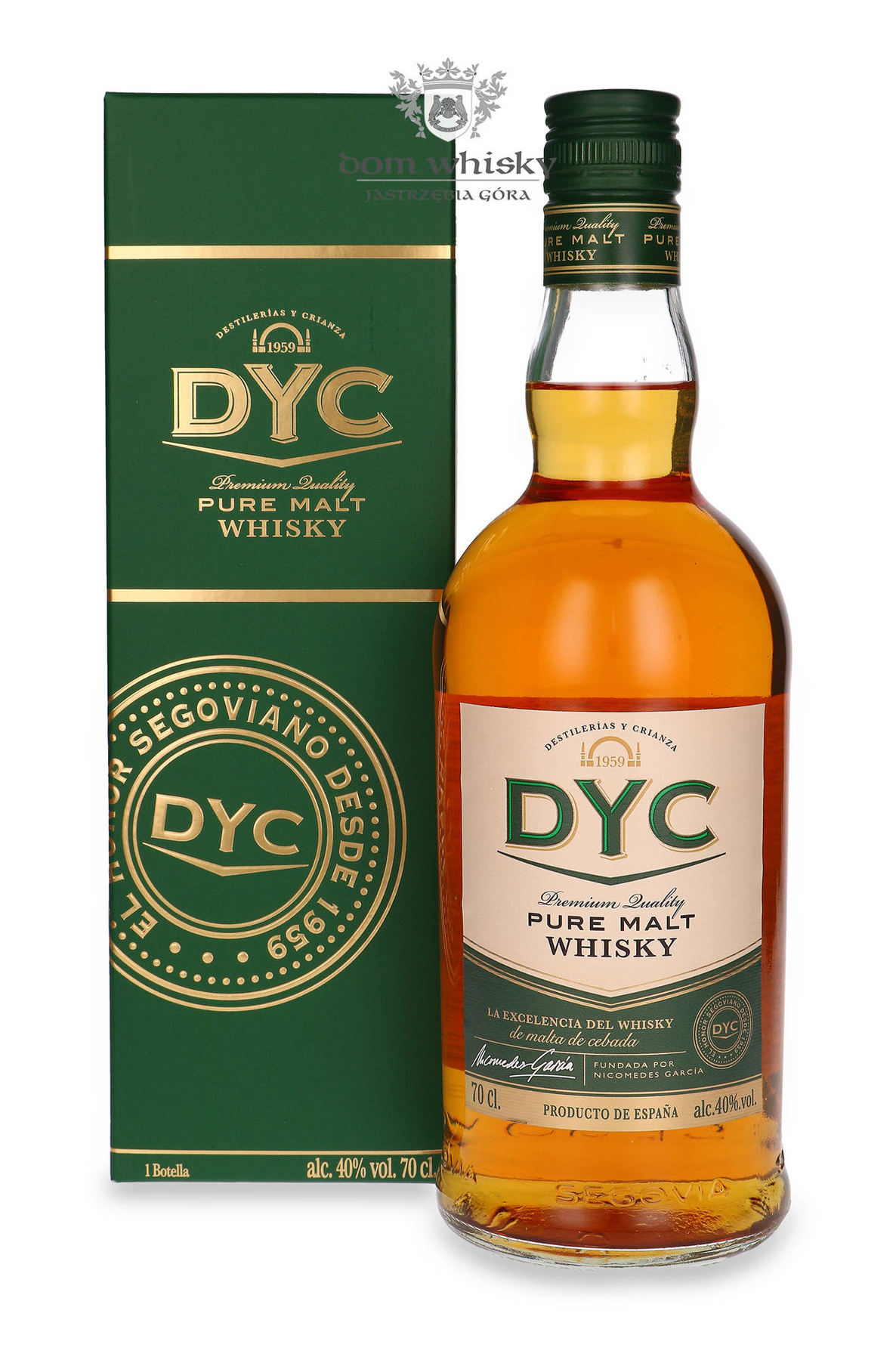 Dyc Pure Malt 40 0 7l Spanish Single Malt Whisky