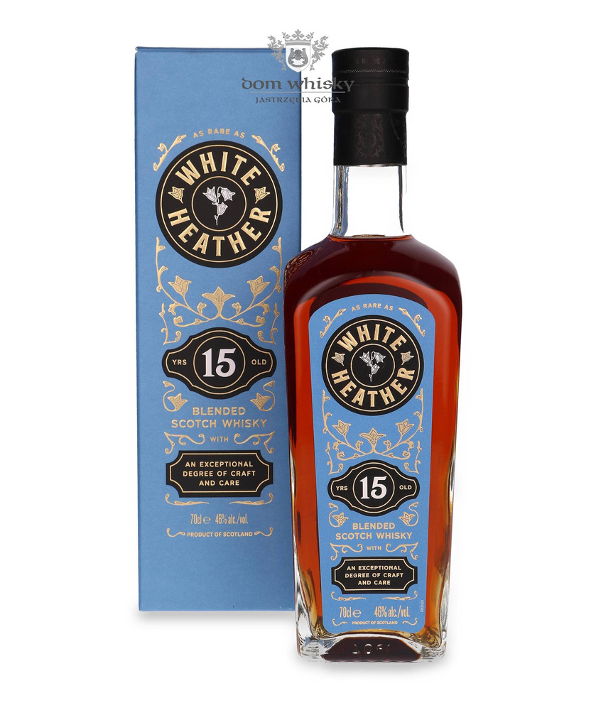 White Heather 15-year-old Blended Scotch Whiskey (Glenallachie) / 46% / 0.7l