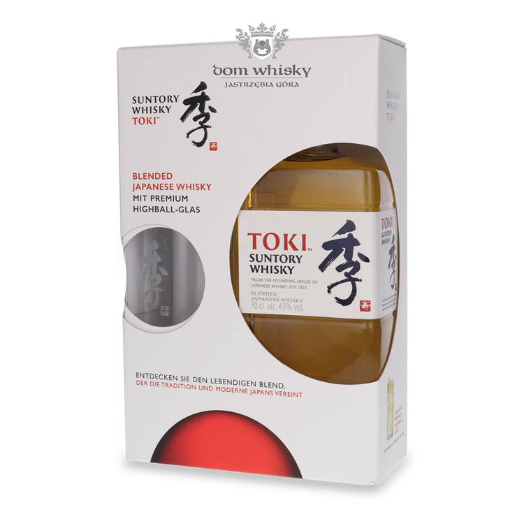 Suntory Whisky Toki + szklanka / 43% / 0,7l