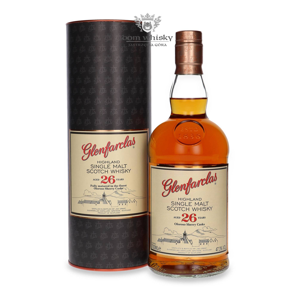 Glenfarclas 26-letni Oloroso Sherry Casks / 47,3% / 0,7l  