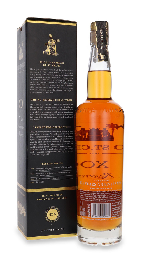A.H. Riise Old St. Croix XO Riserve 175 Anniversary Rum / 42% / 0,7l