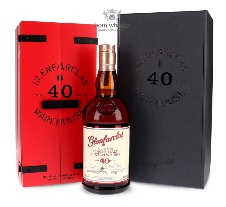 Glenfarclas 40-letni “Warehouse” Presentation Box /43%/ 0,7l    