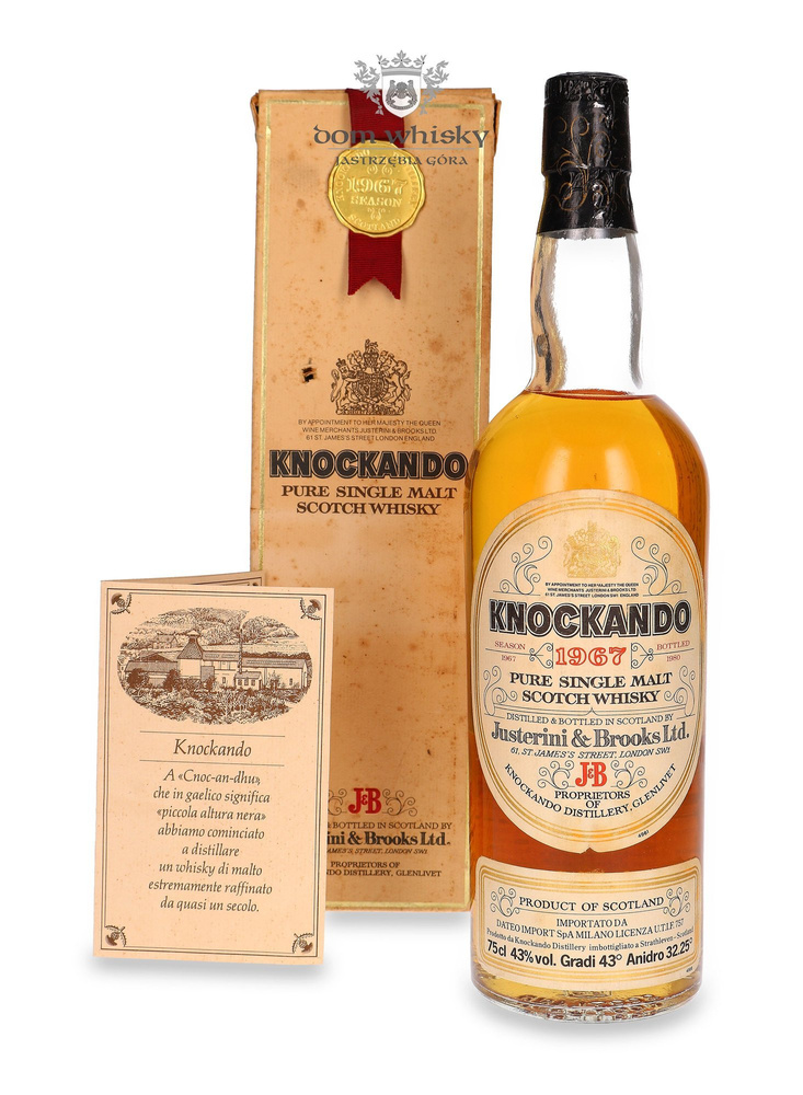 Knockando 1967 Season (Bottled 1980) /43% / 0,75l