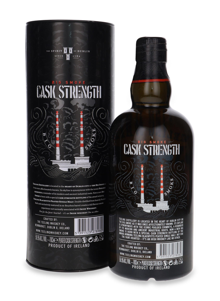 Teeling Blackpitts Peated Single Malt Cask Strength / 56,5%/ 0,7l  	
