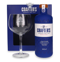 Crafter's London Dry Gin + Copa Glass / 43% / 0.7l