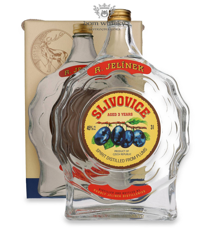 Wódka Jelinek Śliwowica 3-letnia / 45% / 3,0l