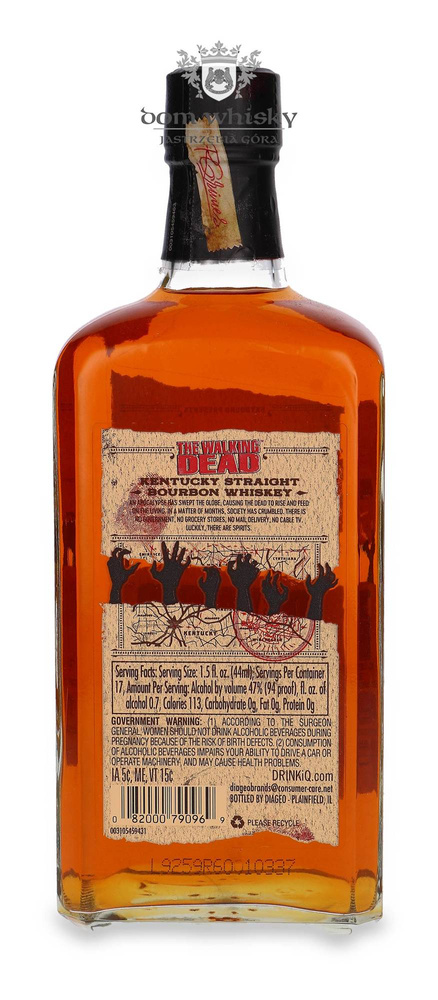 The Walking Dead Kentucky Straight Bourbon / 47%/ 0.75l