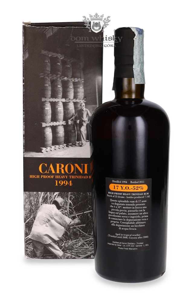 Caroni 17-year-old (D.1994, B.2011) High Proof Heavy Trinidad Rum / 52% / 0.7l