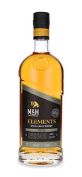 M&H Elements Peated Kosher Single Malt / unwrapped / 46% / 0.7l