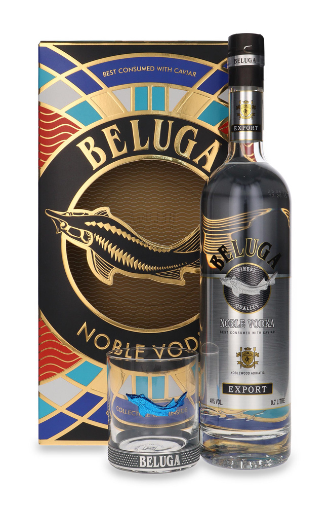 Wódka Beluga Noble Vodka + szklanka / 40% / 0,7l