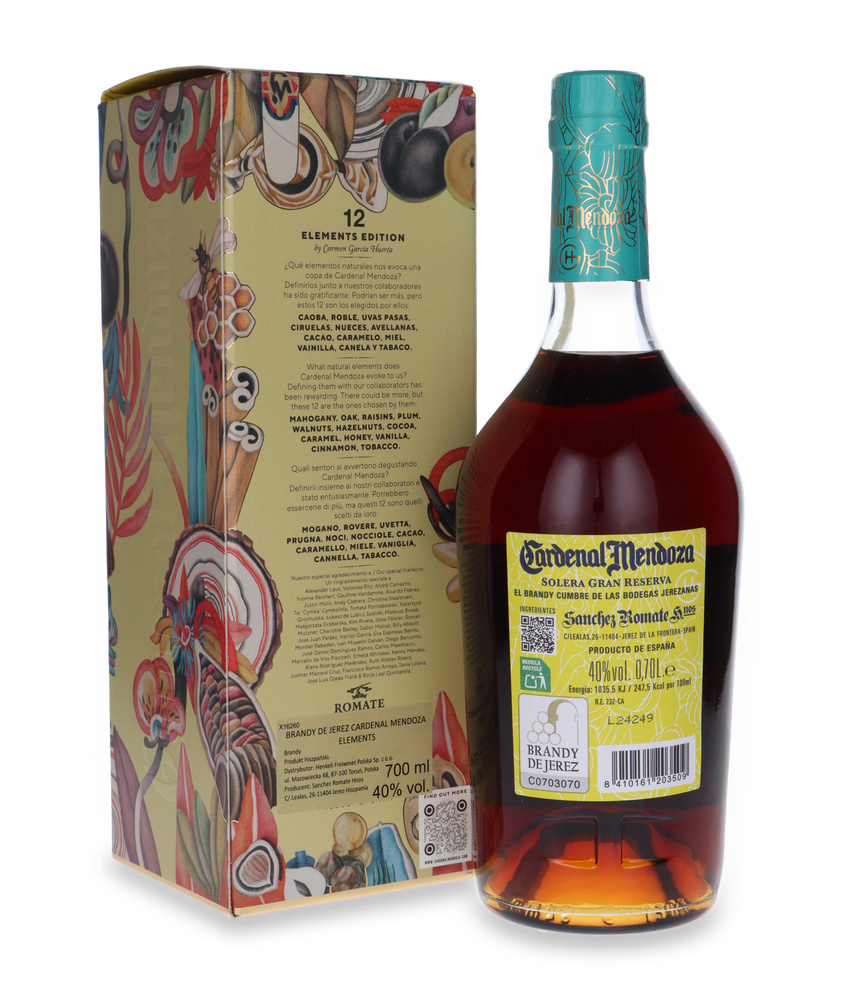 Cardenal Mendoza Elements Edition Brandy de Jerez Solera Gran Reserva / 40% / 0.7l