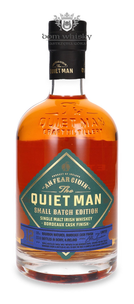 The Quiet Man 12-year-old Single Malt Bordeaux Cask Finish / 46% / 0.7l