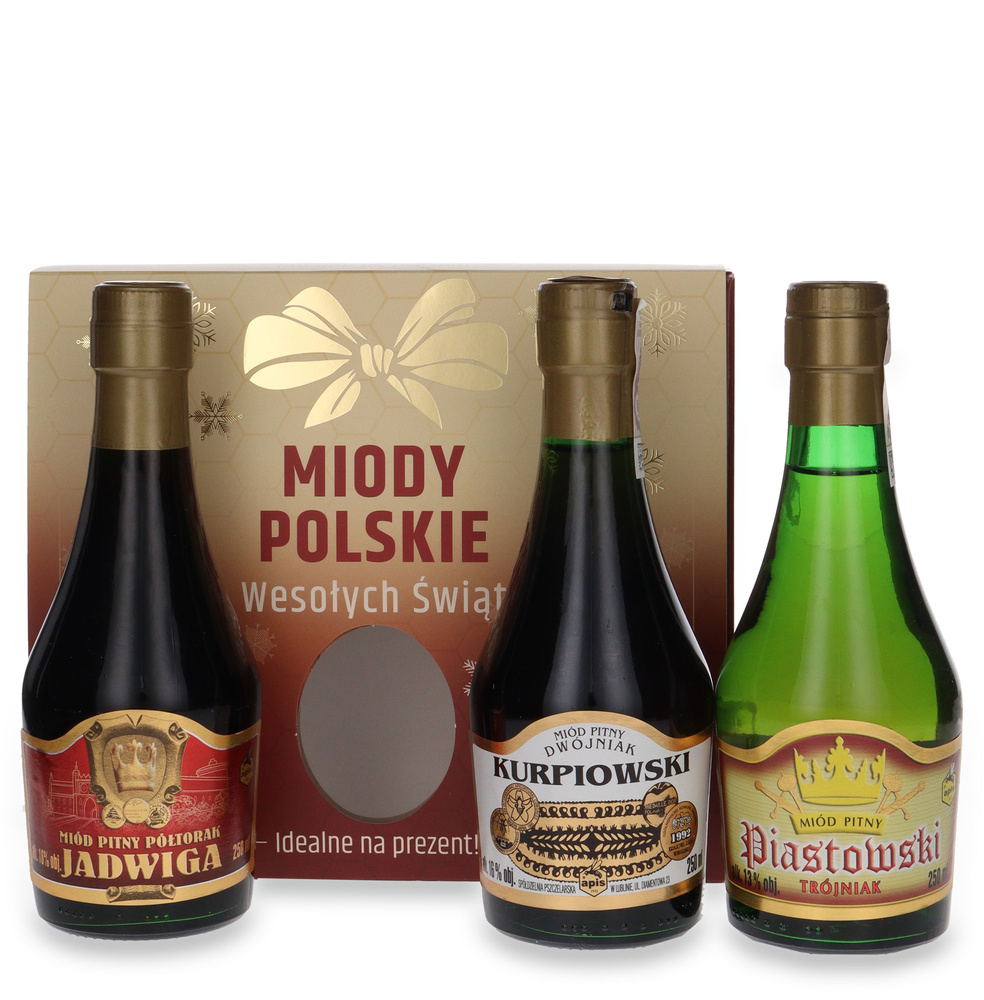 Drinking honey Polish honey set 3x 0.25l