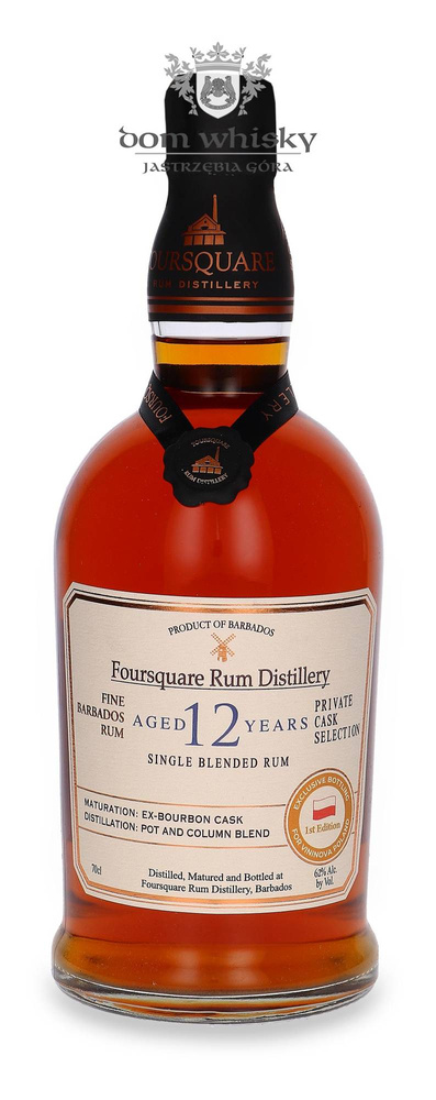 Foursquare Fine Barbados Rum 12 years old / 62% / 0.7l