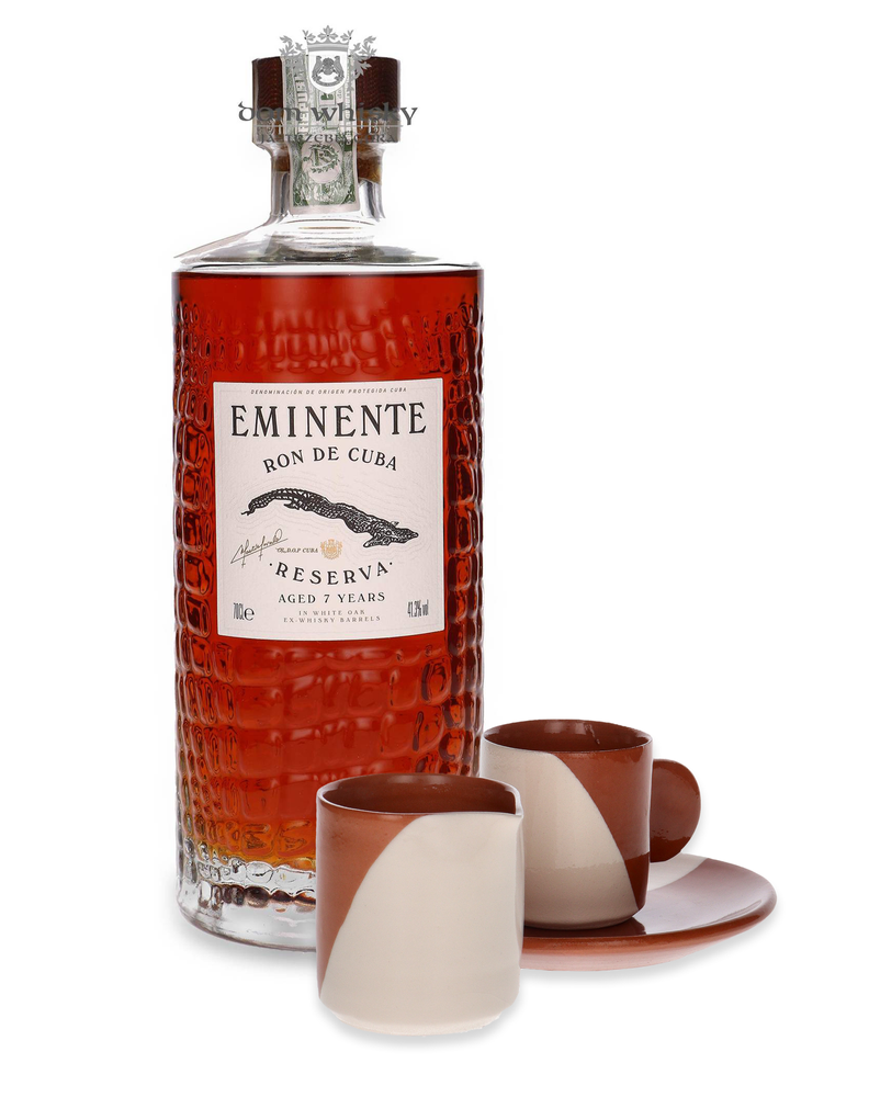 Eminente Ron de Cuba Reserva 7 - letni / 41,3% / 0,7l + zestaw El Cafecito w prezencie