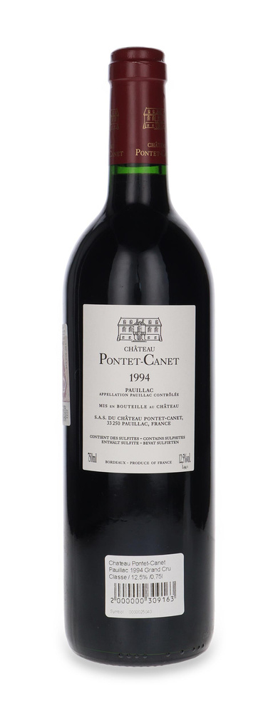 Chateau Pontet-Canet Pauillac 1994 Grand Cru Classe / 12,5% /0,75l