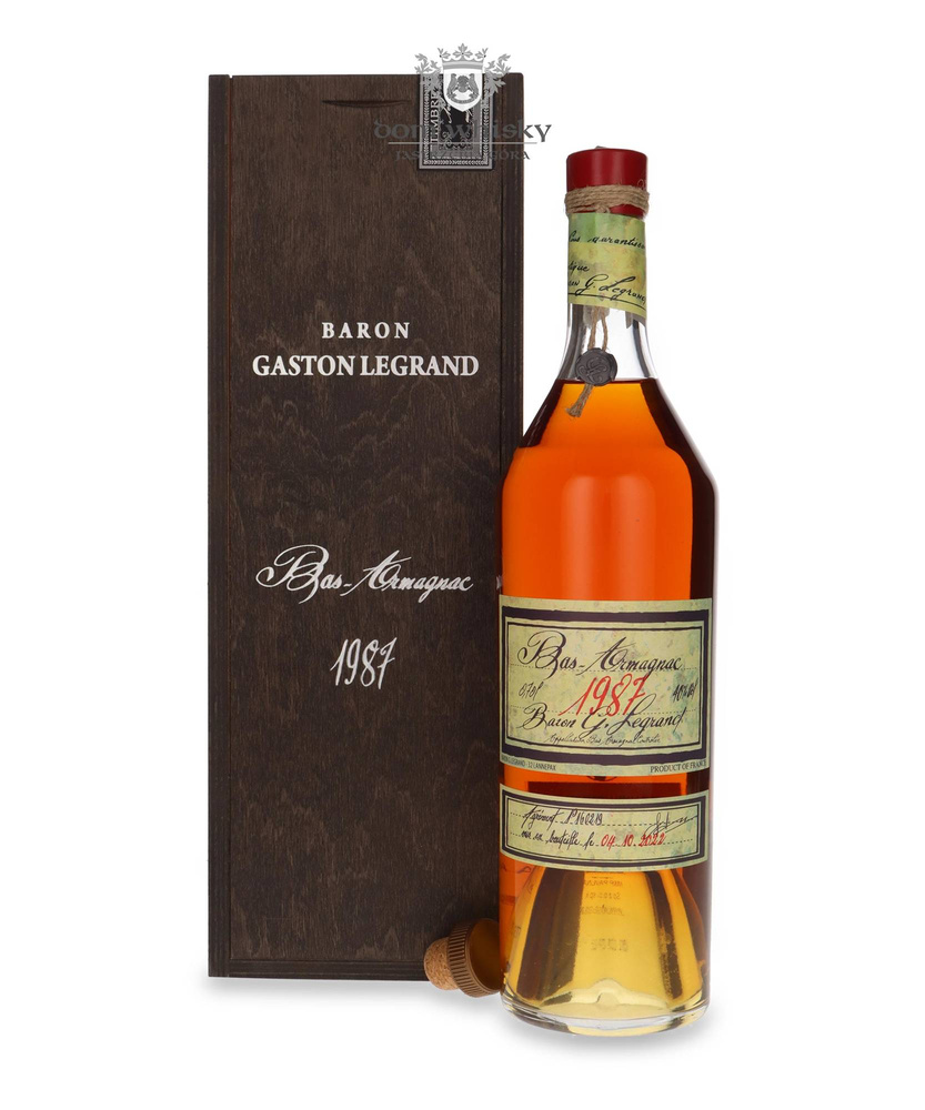 Armagnac Baron Gaston Legrand 1987 / 40% / 0.7l