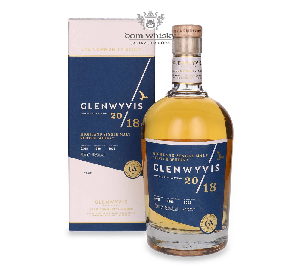 GlenWyvis 2018 (Bottled 2022) Batch 02/18 / 46.5%/ 0.7l