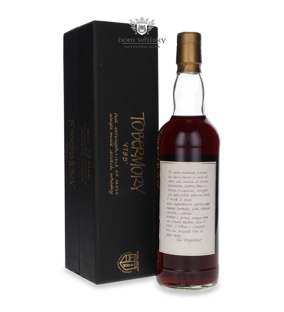 Tobermory 1972 Private Stock, 33 years old, Moon Import / 49% / 0.7l