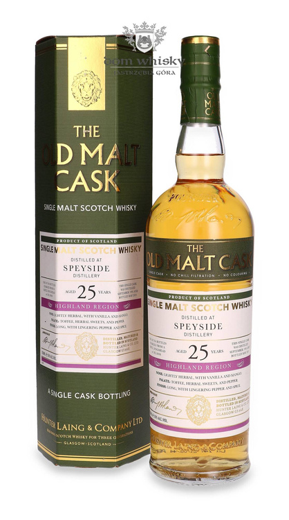 Speyside 25-letni (D.1995, B.2021) Old Malt Cask / 50%/ 0,7l