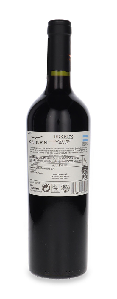 Kaiken Indomito Cabernet Franc / 14% / 0,75l