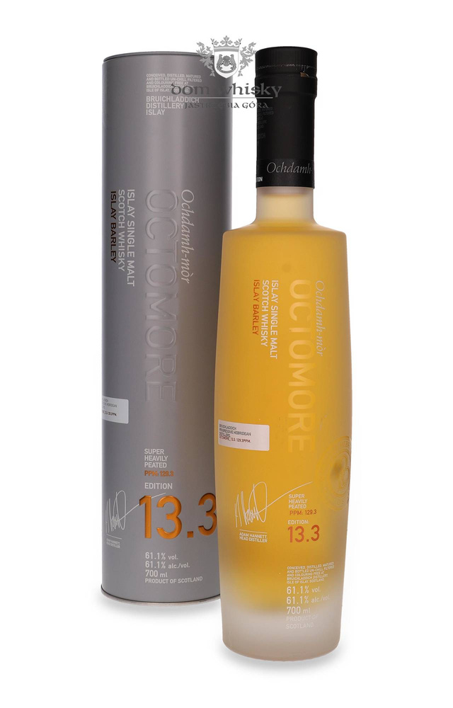 Octomore 5-year-old, Edition:13.3 Super Heavily Peated (129.3 ppm) / 61.1%/ 0.7l