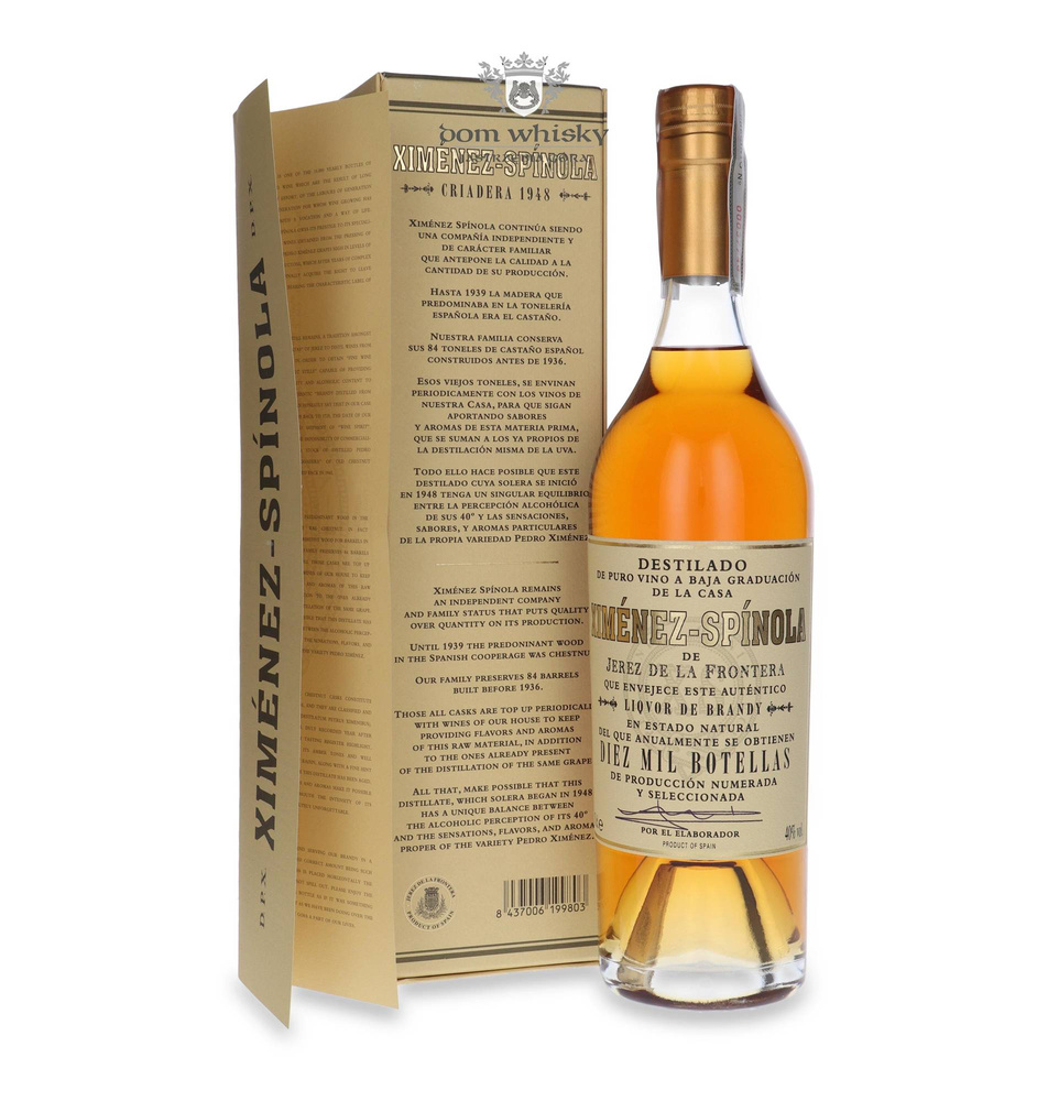 Ximenez-Spinola Diez Mil Botellas Brandy / 40% / 0.7l