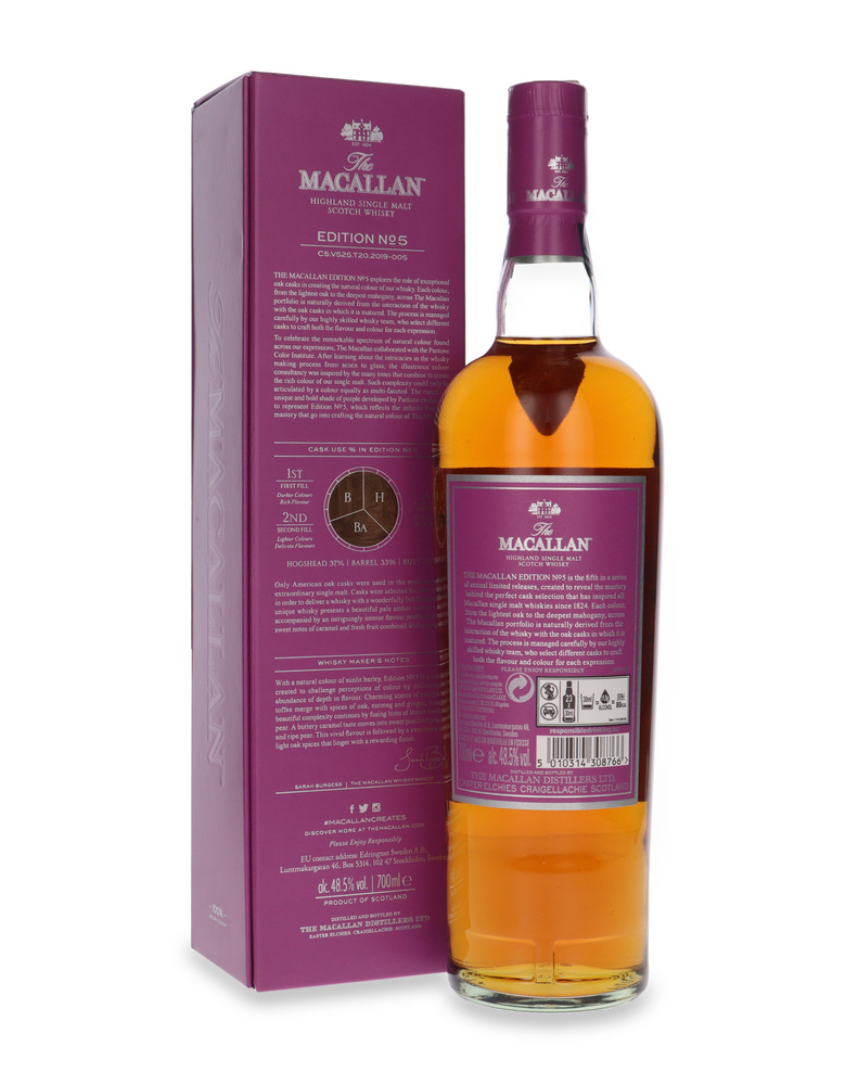 The Macallan Edition No.5 Limited Edition / 48,5% / 0,7l