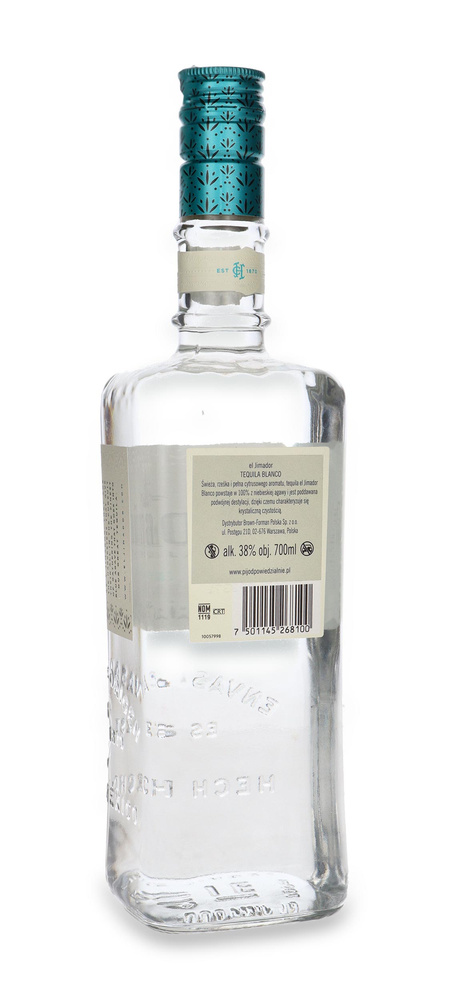 Tequila El Jimador Blanco 100% Agave / 38% / 0.7l