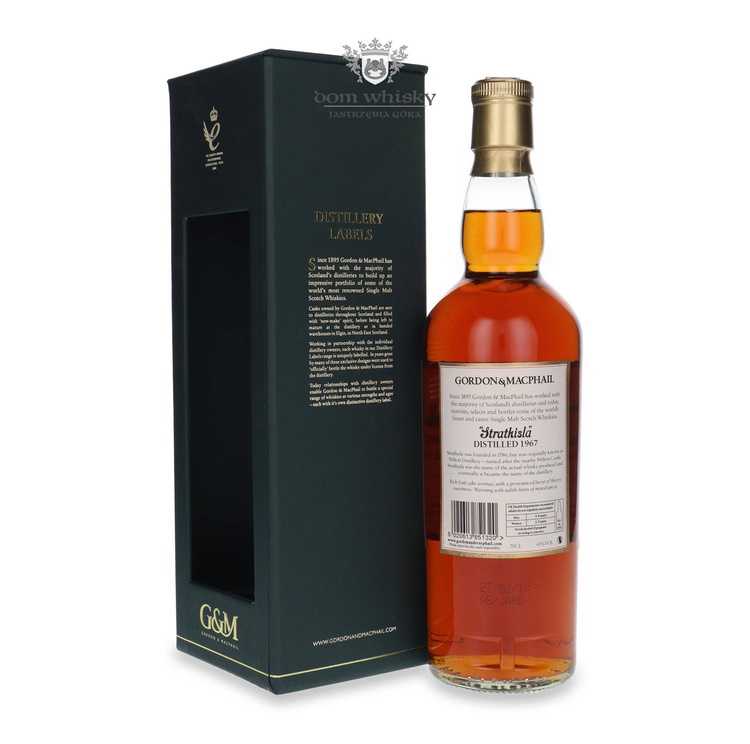 Strathisla 1967 ( Bottled 2012) Gordon & MacPhail  / 43% / 0,7l  