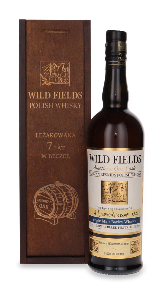 Wild Fields 7-letni American Oak Cask Single Malt Barley Polish Whisky /46,5%/0,7l
