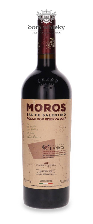 Moros Salice Salentino Rosso Dop Riserva 2017 / 15% / 0,75l