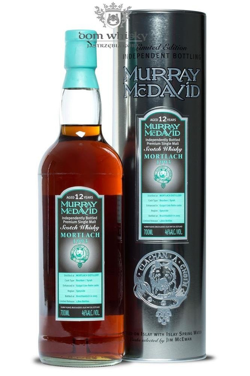 Mortlach 12-letni (D.1993, B.2005) Murray McDavid / 46%/ 0,7l