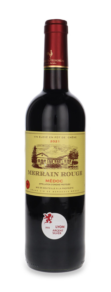 Merrain Rouge Médoc 2021 /13% / 0,75l