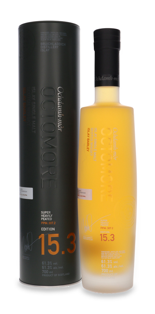 Octomore Edition:15.3 Super Heavily Peated (307.2 ppm) /61.3% / 0.7l