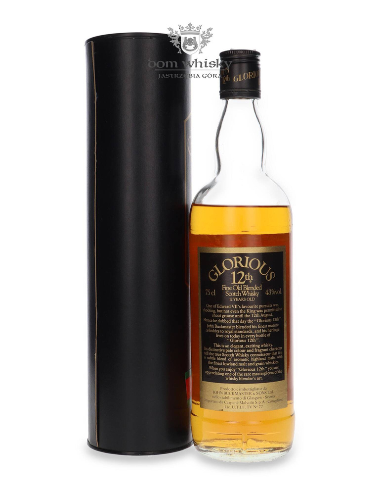 Glorious 12-year-old Fine Old Blended Scotch Whiskey / 43% / 0.75l