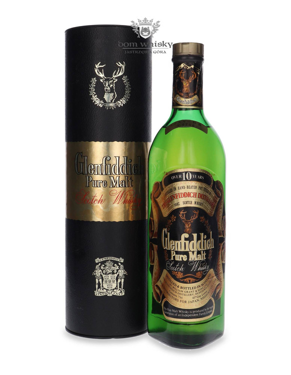 Glenfiddich 10-letni Pure Malt (Bottled 1980s for the Japanese Market) / 43% / 0,75l