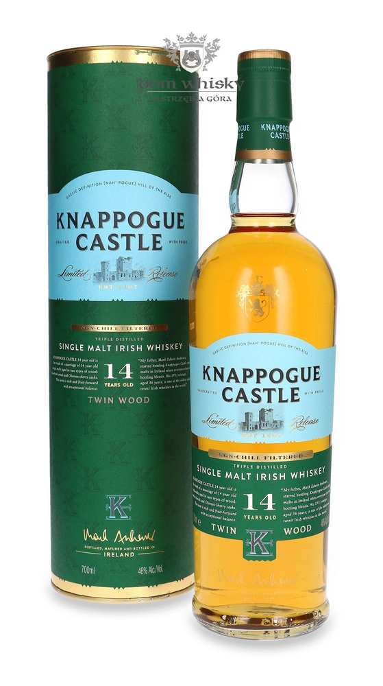 Knappogue Castle 14-letni Twin Wood / 46%/ 0,7l