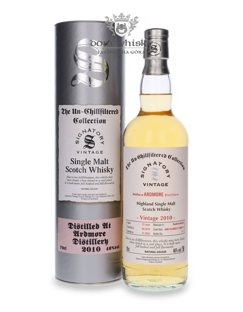 Ardmore 12-year-old (D.2010, B.2022) Signatory Vintage / 46%/ 0.7l