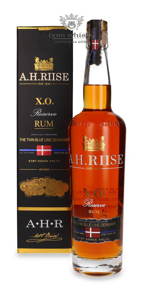AH Riise XO The Thin Blue Line Denmark Rum / 40% / 0.7l