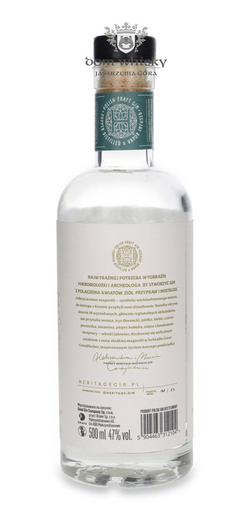 Heritage Magnolia Gin / Polska / 47% / 0,5l