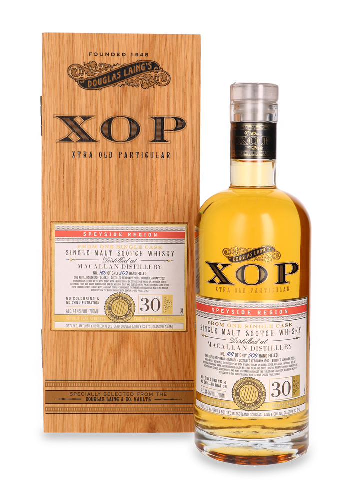 The Macallan 30-letni (D.1990, B.2021) Douglas Laing’s XOP / 44,4% / 0,7l