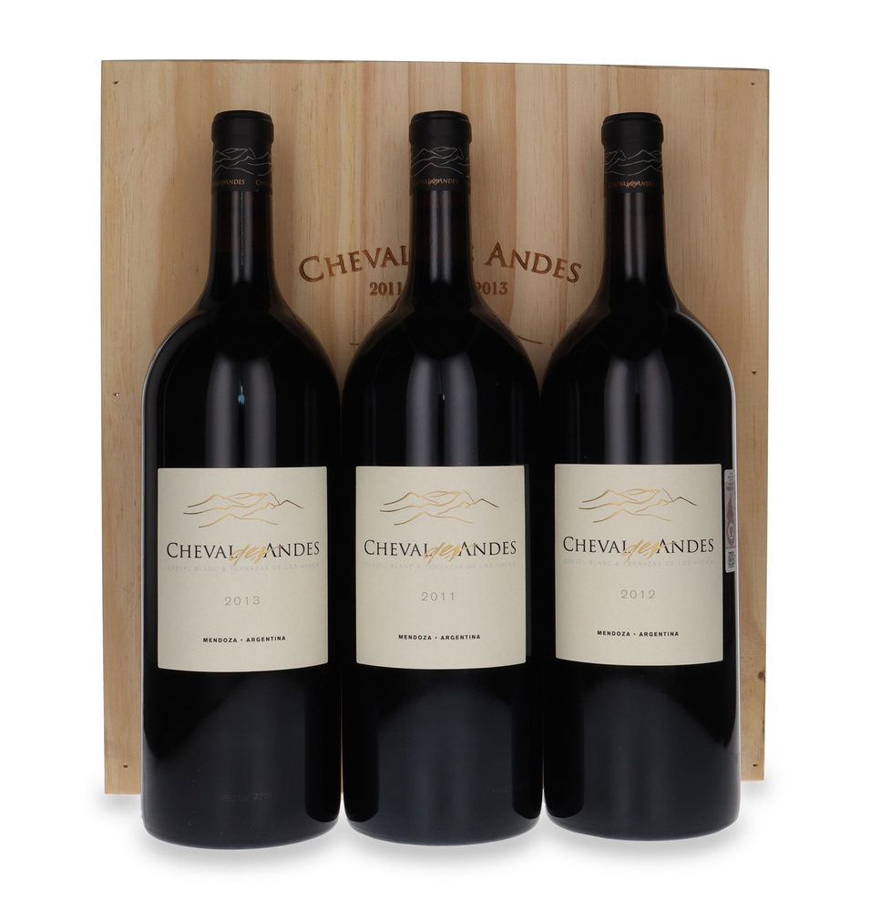 Cheval Des Andes Magnum Collection Case 2011-2012-2013 / 3 x 1,5l
